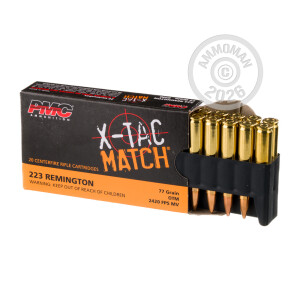 Image of 223 Remington rifle ammunition at AmmoMan.com.