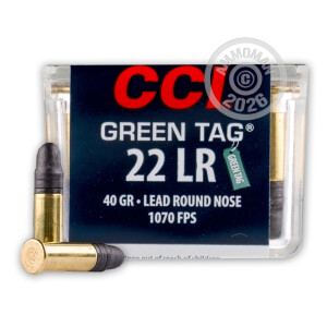  .22 Long Rifle ammo for sale at AmmoMan.com - 100 rounds.