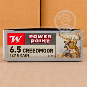 An image of 6.5MM CREEDMOOR ammo made by Winchester at AmmoMan.com.
