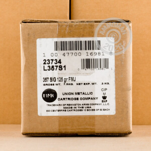 Image of 357 SIG REMINGTON UMC 125 GRAIN MC (50 ROUNDS)