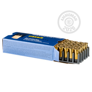 Image detailing the brass case and boxer primers on the Prvi Partizan ammunition.