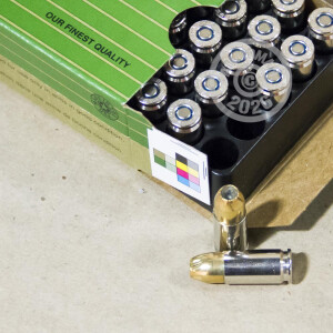 Image of 9mm Luger ammo by Remington that's ideal for home protection.