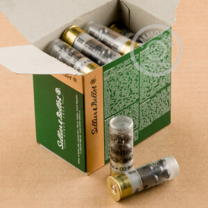 Photo detailing the 12 GAUGE SELLIER & BELLOT 2-3/4" 9 PELLET 00 BUCKSHOT (250 ROUNDS) for sale at AmmoMan.com.