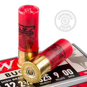 Photograph showing detail of 12 GAUGE WINCHESTER SUPER-X 2-3/4" #00 BUCK 9 PELLETS (150 ROUNDS)