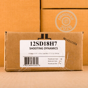 Image of the 12 GAUGE FIOCCHI TARGET SHOOTING DYNAMICS 2-3/4“ 1-1/8 OZ. #7.5 SHOT (25 ROUNDS) available at AmmoMan.com.