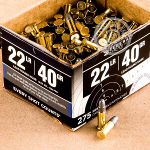 Image of the 22 LR FEDERAL 40 GRAIN LRN (2750 Rounds) available at AmmoMan.com.