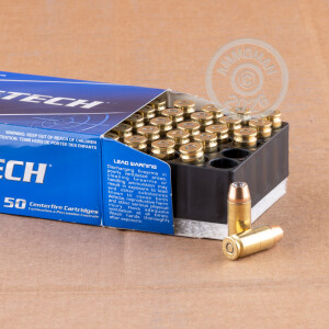 Photograph showing detail of 40 S&W MAGTECH BONDED 180 GRAIN JHP (50 ROUNDS)