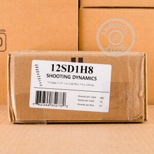 Image of 12 GAUGE FIOCCHI TRAP AND SPORTING 2-3/4" #8 SHOT (250 SHELLS)