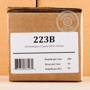 Image detailing the brass case on the Fiocchi ammunition.