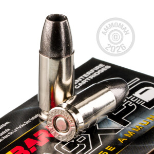 An image of 9mm Luger ammo made by Barnes at AmmoMan.com.