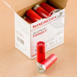 Image of 12 GAUGE WINCHESTER SUPER-TARGET 2 3/4“ 1 OZ. #7.5 SHOT (25 ROUNDS)