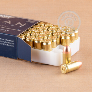 Photograph showing detail of 45 ACP SPEER LAWMAN 230 GRAIN TMJ (50 ROUNDS)