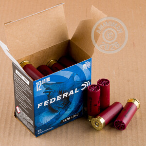  #8 shot shotgun rounds for sale at AmmoMan.com - 25 rounds.