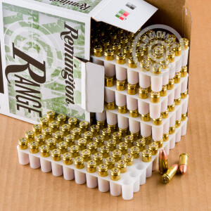 Photograph showing detail of 9MM REMINGTON RANGE 115 GRAIN FMJ (250 ROUNDS)