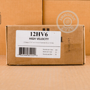 Image of 12 GAUGE FIOCCHI OPTIMA SPECIFIC HIGH VELOCITY 2-3/4" GRAIN #6 SHOT (25 SHELLS)