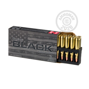 A photograph of 200 rounds of 62 grain 223 Remington ammo with a Full Metal Jacket (FMJ) bullet for sale.