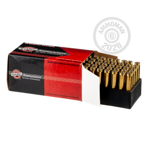 Photo detailing the 223 REMINGTON BLACK HILLS AMMUNITION 55 GRAIN BARNES MPG HP (50 ROUNDS) for sale at AmmoMan.com.