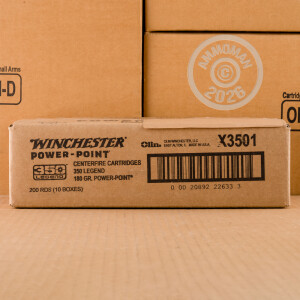 Image of the 350 LEGEND WINCHESTER SUPER-X 180 GRAIN POWER POINT (200 ROUNDS) available at AmmoMan.com.