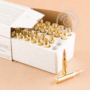 Photo detailing the 223 REMINGTON WINCHESTER USA VALUE PACK 45 GRAIN JHP (40 ROUNDS) for sale at AmmoMan.com.