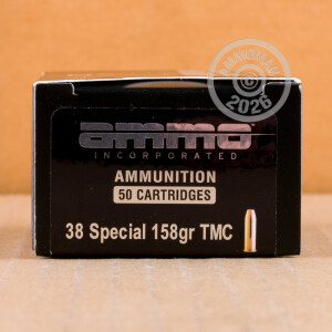 Photo of 38 Special Total Metal Jacket (TMJ) ammo by Ammo Incorporated for sale at AmmoMan.com.
