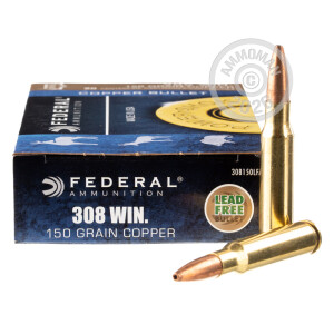 Image of 308 WIN FEDERAL POWER-SHOK COPPER 150 GRAIN SCHP (200 ROUNDS)