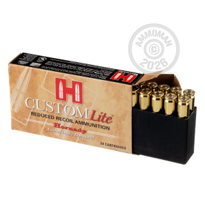 Image of 308 WINCHESTER HORNADY CUSTOM LITE 125 GRAIN SST REDUCED RECOIL (200 ROUNDS)