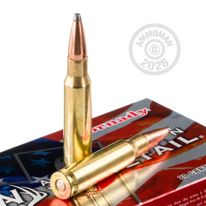 Photograph showing detail of 308 WIN HORNADY AMERICAN WHITETAIL 165 GRAIN INTERLOCK SP (200 ROUNDS)