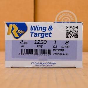  ammo made by Rio Ammunition with a 2-3/4" shell.