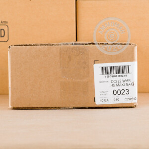 Image of 22 WMR CCI MAXI MAG 40 GRAIN TMJ (2000 ROUNDS)