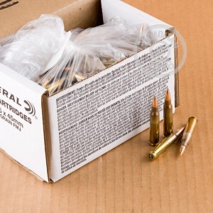 Image of the 5.56X45 FEDERAL AMERICAN EAGLE 55 GRAIN FMJ (1000 ROUNDS) available at AmmoMan.com.