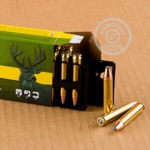 Photo of 350 Legend Jacketed Soft-Point (JSP) ammo by Remington for sale.