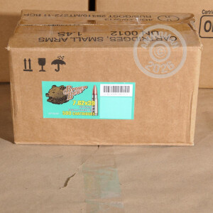 Photograph showing detail of 7.62X39 BROWN BEAR 123 GRAIN HP (500 ROUNDS)