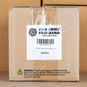 Image of Red Army Standard 7.62 x 54R rifle ammunition.