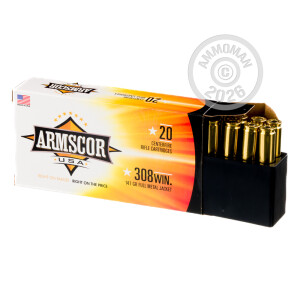 Image of the 308 ARMSCOR 147 GRAIN FMJ (200 ROUNDS) available at AmmoMan.com.