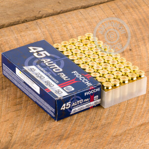 Image detailing the brass case and boxer primers on the Fiocchi ammunition.