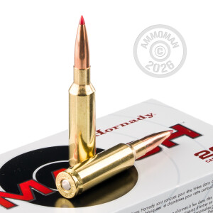 A photograph of 20 rounds of 147 grain 6.5MM CREEDMOOR ammo with a ELD Match bullet for sale.
