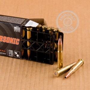 Image of Federal 30-30 Winchester rifle ammunition.