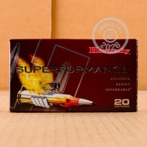Photo detailing the 308 WIN HORNADY SUPERFORMANCE 150 GRAIN CX (20 ROUNDS) for sale at AmmoMan.com.