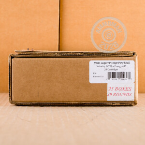 Image of Corbon 9mm Luger pistol ammunition.