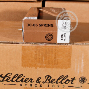 Image of the .30-06 SPRINGFIELD SELLIER & BELLOT 180 GRAIN XRG (20 ROUNDS) available at AmmoMan.com.