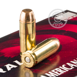 Photo detailing the 10MM FEDERAL AMERICAN EAGLE 180 GRAIN FMJ (1000 ROUNDS) for sale at AmmoMan.com.