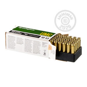 Photo detailing the .30 CARBINE REMINGTON UMC 110 GRAIN MC (50 ROUNDS) for sale at AmmoMan.com.