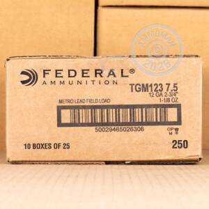Image of the 12 GAUGE FEDERAL TOP GUN SUBSONIC 2-3/4" 1-1/8 OZ. #7.5 Shot (250 ROUNDS) available at AmmoMan.com.
