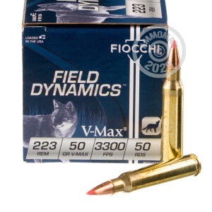 Image of 223 Remington rifle ammunition at AmmoMan.com.