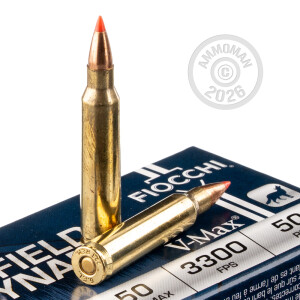 Image of Fiocchi 223 Remington rifle ammunition.