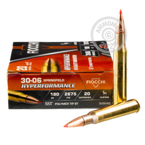 Photograph showing detail of .30-06 SPRINGFIELD FIOCCHI EXTREMA SST 180 GRAIN JHP (20 ROUNDS)