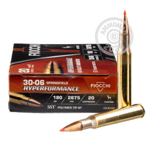 Image of the .30-06 SPRINGFIELD FIOCCHI EXTREMA SST 180 GRAIN JHP (20 ROUNDS) available at AmmoMan.com.