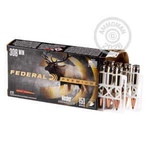 Image of 308 WIN FEDERAL VITAL-SHOK 150 GRAIN NOSLER PARTITION (20 ROUNDS)