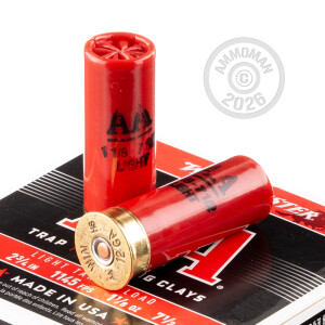 Photograph showing detail of 12 GAUGE WINCHESTER AA LIGHT TARGET 2-3/4" 1-1/8 OZ. #7.5 Shot (250 ROUNDS)