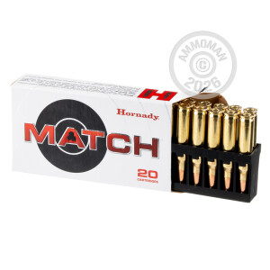 An image of 223 Remington ammo made by Hornady at AmmoMan.com.